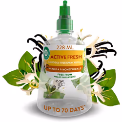 ) Air Wick Aerosol-Free Automatic Air Freshener Spray Refill Fresh Odour Neutraliser, Lasts Up to 70 Days, - Vanilla & Honey ...