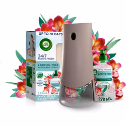 Air Wick Aerosol-Free Automatic Air Freshener Spray Kit Active Fresh Odour Neutraliser, Lasts Up to 70 Days, Air freshener F ...