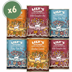 Lily's Kitchen Natural Adult Wet Dog Food Tins Grain-Free Pk 6 x 400g