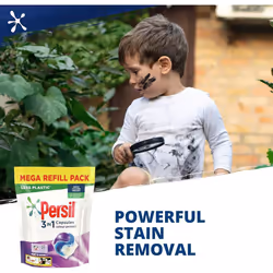 PERSIL 3 in 1 Colour Protect Laundry Washing Capsules keeps colours vibrant mega refill pack 50 Wash 1.350 kg