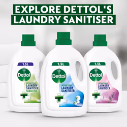 ) Dettol Washing Machine Cleaner Deep Clean, Antibacterial Washing Machine Cleaner, Drum Cleaner, Antibacterial Laund - Lemon Breeze, 250 ml (Pack of 1
