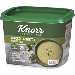 Knorr Classic Broccoli and Stilton Soup Mix, 25 Portions (Makes 4.25 Litress) - Broccoli and Stilton