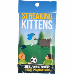 Exploding Kittens Party Pack | Card Game - Streaking Kittens Expansion Set