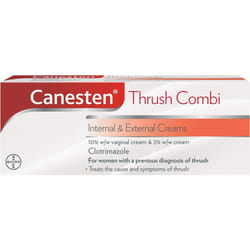 Canesten Thrush Combi Internal & External Creams for Thrush Treatment