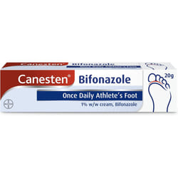 Canesten Bifonazole Once Daily Athletes Foot 1% w/w Cream