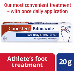 Canesten Bifonazole Once Daily Athletes Foot 1% w/w Cream