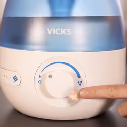 Vicks Personal Cool Mist Ultrasonic Humidifier Small, Easy to Use, Quiet - 1.8 L