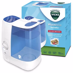 Vicks Personal Cool Mist Ultrasonic Humidifier Small, Easy to Use, Quiet - 3.8 L Warm Mist