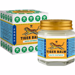 Tiger Balm White Ointment 30 g - for The Treatment of Tension Headaches and Temporary Relief of Muscular Aches and Pains - Wh ...