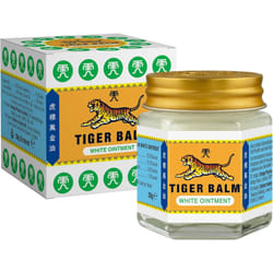 Tiger Balm White Ointment 30 g - for The Treatment of Tension Headaches and Temporary Relief of Muscular Aches and Pains - White Ointment