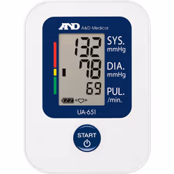 A&D Medical Blood Pressure Monitor BIHS Approved UK Blood Pressure Machine UA-611 - UA-651