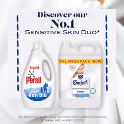 ) Comfort Pure Sensitive Fabric Conditioner - 4.8 l (Pack of 2
