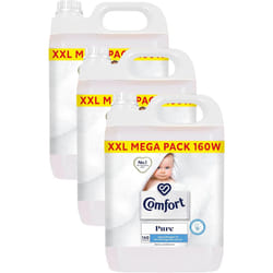 ) Comfort Pure Sensitive Fabric Conditioner - 4.8 l (Pack of 3