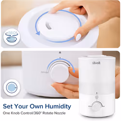 LEVOIT 3L Humidifiers for Bedroom Baby Room - 3L Cool Mist Humidifier