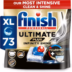 Finish Ultimate Plus Infinity Shine Dishwasher Tablets bulk
