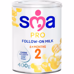 ) SMA Follow-on Baby Milk Powder Formula , 6-12 Months , 400 g (Pack of 12) - 400 g (Pack of 12