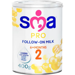 ) SMA Follow-on Baby Milk Powder Formula , 6-12 Months , 400 g (Pack of 12) - 400 g (Pack of 12