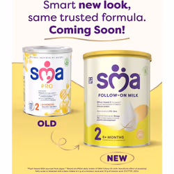 ) SMA Follow-on Baby Milk Powder Formula , 6-12 Months , 400 g (Pack of 12) - 800 g (Pack of 1
