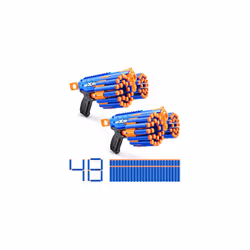 XSHOT Insanity Manic Blaster by ZURU with 48 Darts (2 Blasters Included), Air Pocket Technology Darts and Dart Storage, Outdo ...