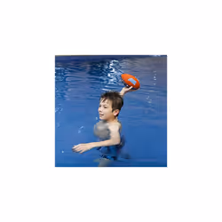 Zoggs Kid's Safe Neoprene Aqua Ball for All Ages - Orange/Blue with Star Print Pool Game,130 x 130 x 220 millimeters & Intex Summer Fun Swimming Pool