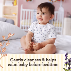 Aveeno Baby Calming Comfort Bedtime Bath and Wash, 250 ml (Pack of 1)