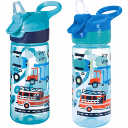 Nuby Water Bottle-No Spill Active Toddler Sippy Cup 540ml/19oz Carry Handle Freeflow Dishwasher & Steriliser Safe Suitable Be ...