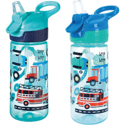 Nuby Water Bottle-No Spill Active Toddler Sippy Cup 540ml/19oz Carry Handle Freeflow Dishwasher & Steriliser Safe Suitable Beaker for 18 Months, 2Pack