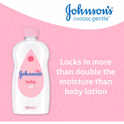 Johnsons Baby Baby Oil Pink 500 ml Pack of 1