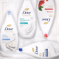 Dove Soothing Care Body Wash with jojoba oil for dry and sensitive skin 450 ml