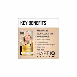 Oleo Intense Permanent Oil Colour Hair Dye 100% Grey Coverage Conditioner HaptIQ System Long Lasting Colour, Ammonia Free Hair Dye 15 Shades Choose