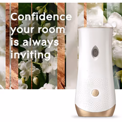 Glade Automatic Air Freshener Holder Refill Long lasting Fragrance Infused Essential Oils Sandalwood Jasmine 1 Starter Kit (1 x Holder 269 ml Refill)