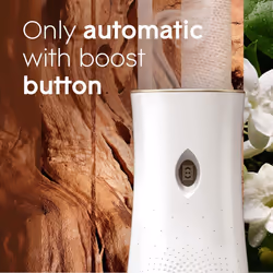 Glade Automatic Air Freshener Holder Refill Long lasting Fragrance Infused Essential Oils Sandalwood Jasmine 1 Starter Kit (1 x Holder 269 ml Refill)