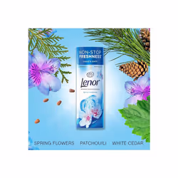 Lenor In Wash Scent Booster Laundry Beads A Freshness Boost That Lasts Spring Awakening pack of 6 and 245g