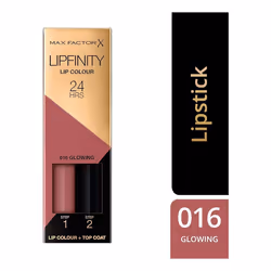 MAX FACTOR Lipfinity Long-Lasting Two Step Lipstick 016 Glowing Pink, 4.2g