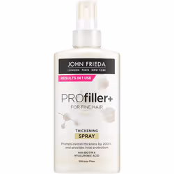 JOHN FRIEDA  PROfiller+ Thickening Spray with Heat Protection for Thin, Fine Hair, 150ml