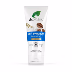 DR ORGANIC Coffee Anti-Dandruff Shampoo Healthy Scalp Men Women Natural Vegan Cruelty-Free Paraben SLS-Free  Recyclable 200ml ...