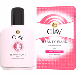 Olay Beauty Fluid Face and Body Moisturiser, 100ml
