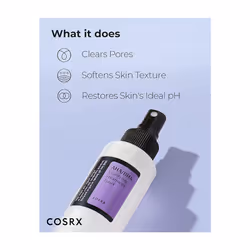 COSRX Exfoliating Facial Treatment Toner Essence Whiteheads Pores Uneven Skin150ml 5.07fl.oz Skin Care Animal Testing Free Paraben Free Alcohol Free