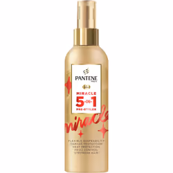 PANTENE Heat Protection Spray Leave In Conditioner 5-In-1 200ml Styling Hairspray Primer Shaping Protecting and Nourishing Ha ...
