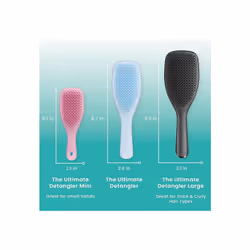 Tangle Teezer The Ultimate Detangler Hairbrush All Hair Types Reduces Breakage Eliminates Knots Comfortable Handle Lilac Clo ...