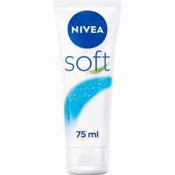 NIVEA Soft Moisturising Cream 75ml Moisturising Cream for Face Body and Hands with and Jojoba Oil Hand Cream Moisturises Deep ...