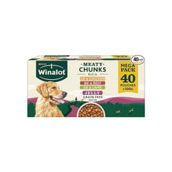 Winalot Dog Food, Mixed in Jelly, 40 x 100g