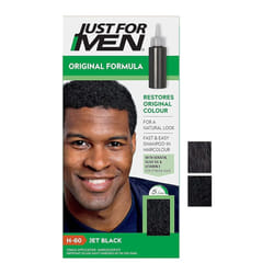 Just For Men Original Formula Jet Black Hair Dye, Targets Only The Grey Hairs, Restoring The Original Colour For a Natural Look  H60