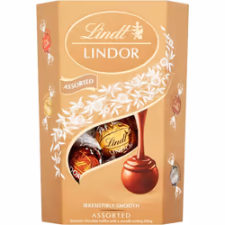 LINDT Lindor Assorted Chocolate Truffles Box Approx 16 balls 200g Chocolate Truffles with a Smooth Melting Filling Gift Pres ...