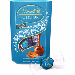 Lindt Lindor Salted Caramel Milk Chocolate Truffles Box Approx 16 balls 200g Chocolate Truffles with a Smooth Melting Filling ...
