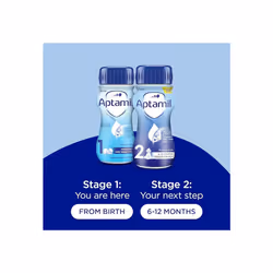 Aptamil 1 First Infant Baby Milk Ready to Use Liquid Formula, from Birth, 200 ml, (Pack of 18)