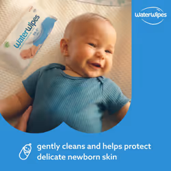 WaterWipes Plastic-Free Original Baby Wipes, 540 Count (9 packs), 99.9% Water Based Wipes, Unscented for Sensitive Skin