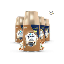 Glade Automatic Air Freshener Refills, Room Spray & Odour Eliminator, Sandalwood & Jasmine, Pack iof 4 (4 x 269 ml)