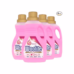 Woolite Laundry Detergent Liquid, 750ml, Pack of 4 For Delicates, Hand & Machine Wash, 48 Washes