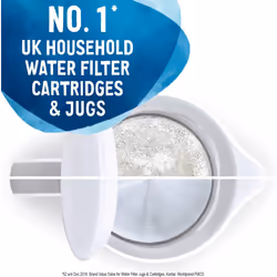 BRITA P1000 replacement filter cartridge for BRITA filter taps reduces